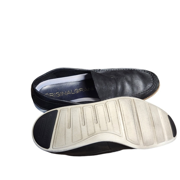 Cole Haan Original Grand Venetian Loafers Black Leather - Size 13 - Picture 5 of 7